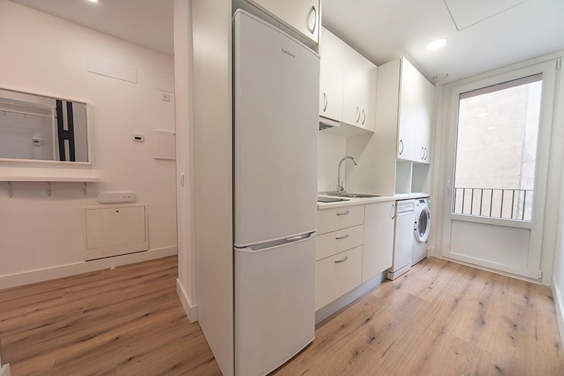 Apartamentos 3 habitaciones Coliving Piso 1o Izquierda Cocina 01